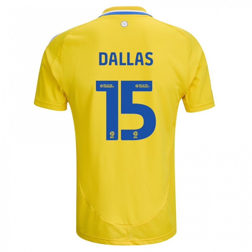 Damen Stuart Dallas #15 Gelb Blau Auswärtstrikot Trikot 2024/25 T-Shirt Österreich