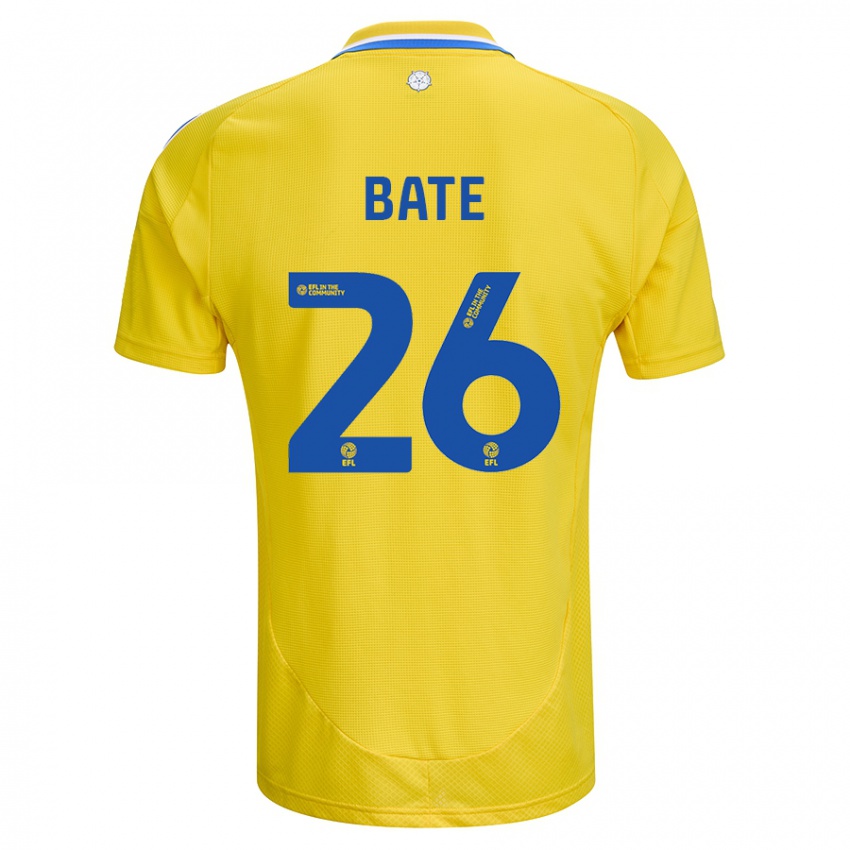 Damen Lewis Bate #26 Gelb Blau Auswärtstrikot Trikot 2024/25 T-Shirt Österreich