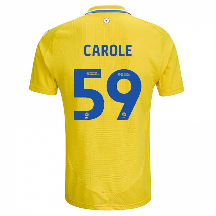 Damen Keenan Carole #59 Gelb Blau Auswärtstrikot Trikot 2024/25 T-Shirt Österreich