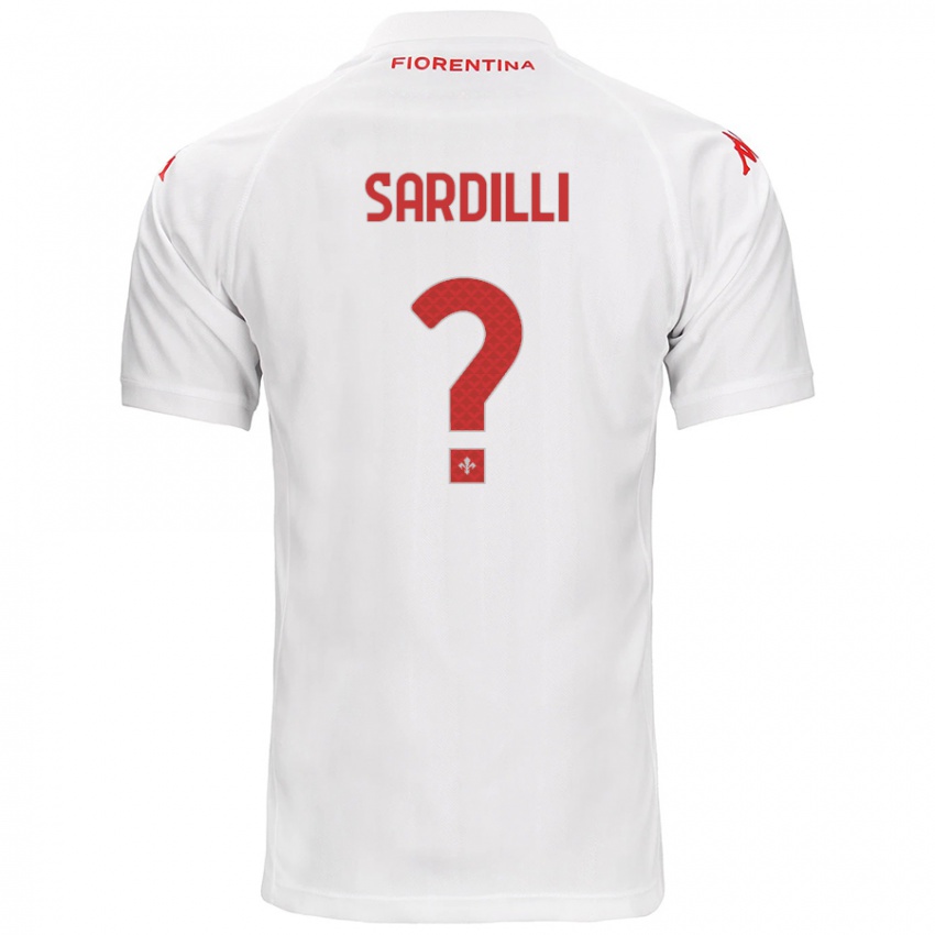 Damen Davide Sardilli #0 Weiß Auswärtstrikot Trikot 2024/25 T-Shirt Österreich