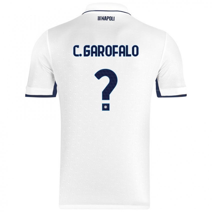 Damen Christian Garofalo #0 Weiß Königsblau Auswärtstrikot Trikot 2024/25 T-Shirt Österreich