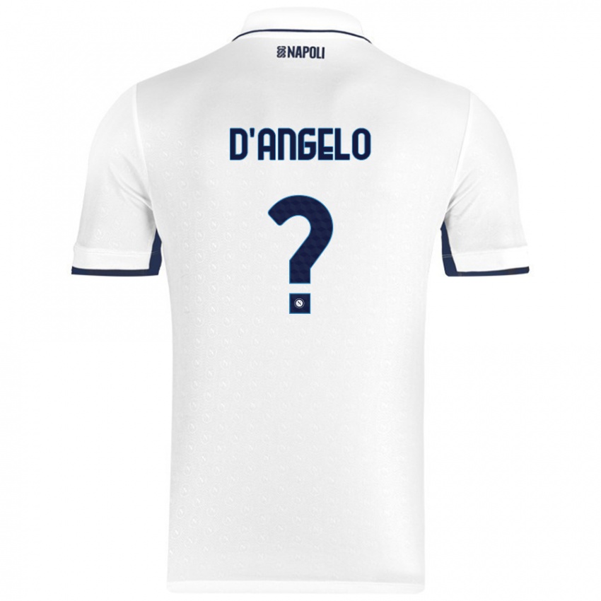 Damen Giuseppe D'angelo #0 Weiß Königsblau Auswärtstrikot Trikot 2024/25 T-Shirt Österreich