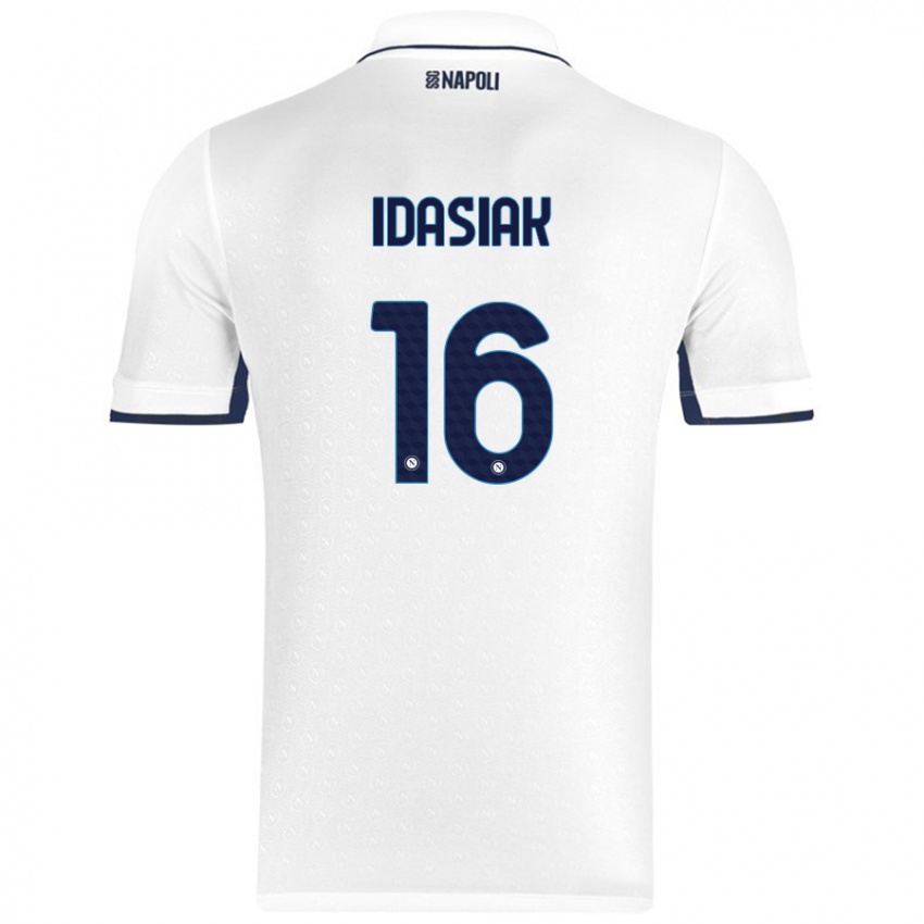 Damen Hubert Idasiak #16 Weiß Königsblau Auswärtstrikot Trikot 2024/25 T-Shirt Österreich