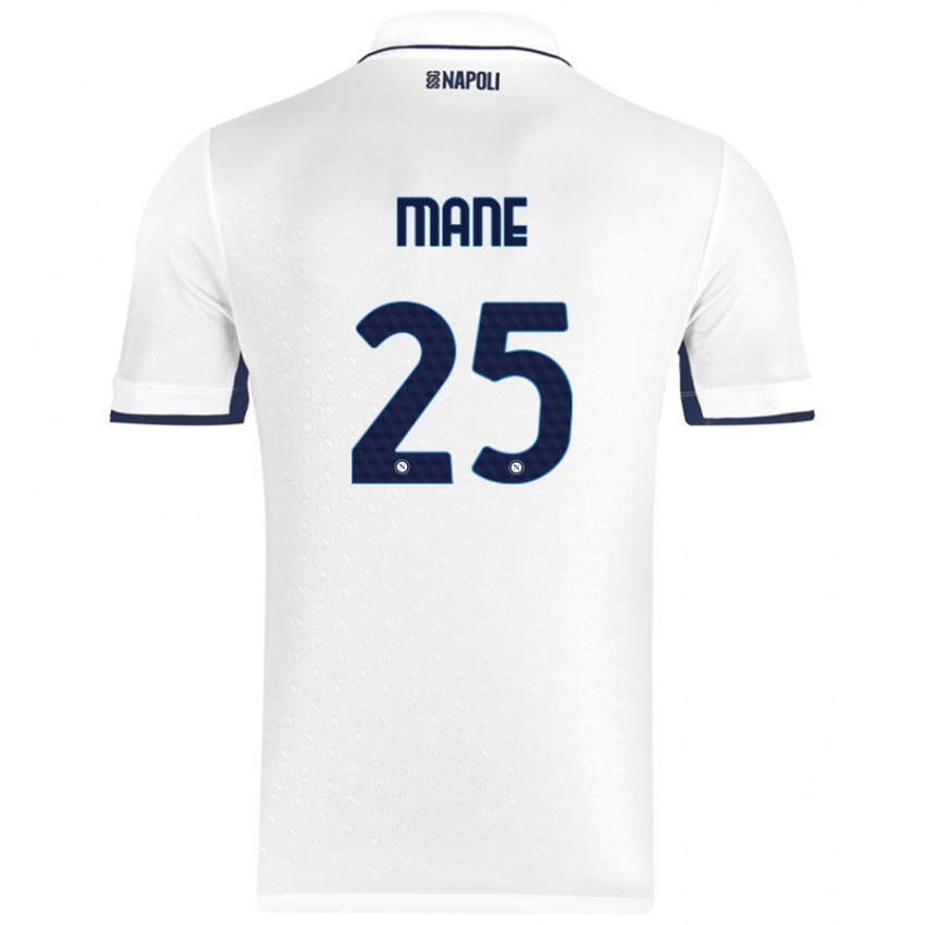 Damen Balla Mousa Mane #25 Weiß Königsblau Auswärtstrikot Trikot 2024/25 T-Shirt Österreich