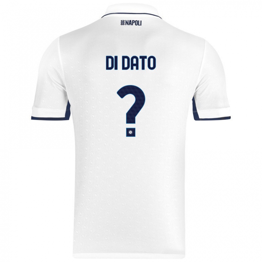 Damen Vincenzo Di Dato #0 Weiß Königsblau Auswärtstrikot Trikot 2024/25 T-Shirt Österreich