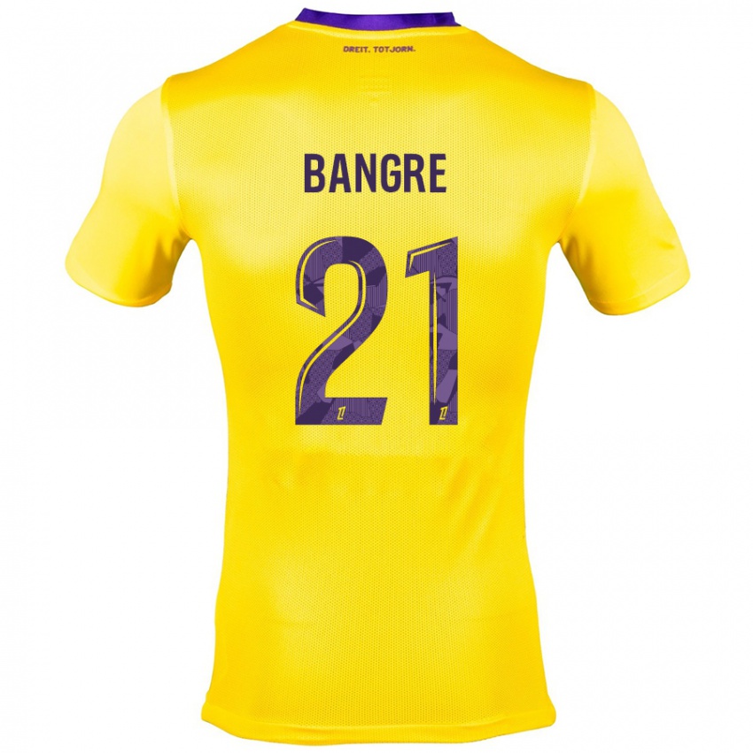 Damen Mamady Bangré #21 Gelb Lila Auswärtstrikot Trikot 2024/25 T-Shirt Österreich