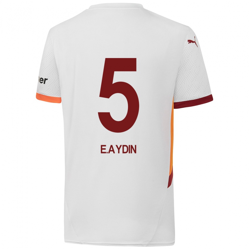 Damen Eyüp Aydin #5 Weiß Gelb Rot Auswärtstrikot Trikot 2024/25 T-Shirt Österreich