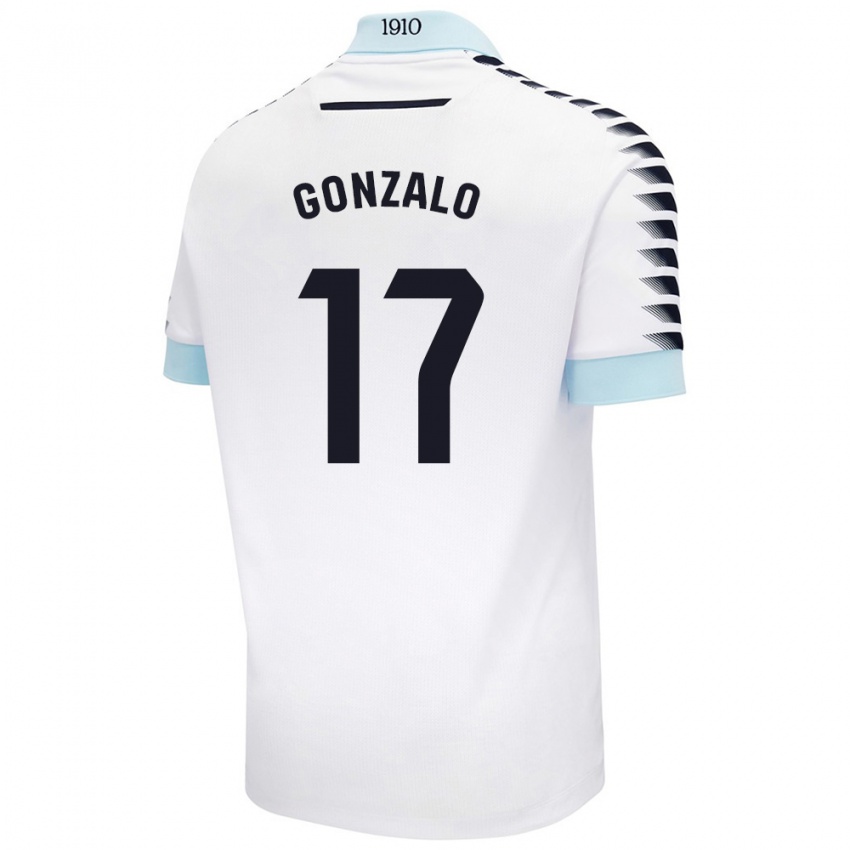 Damen Gonzalo Escalante #17 Weiß Blau Auswärtstrikot Trikot 2024/25 T-Shirt Österreich