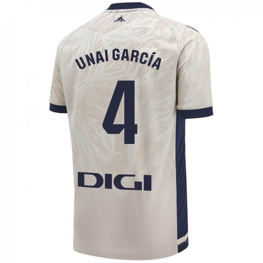 Damen Unai García #4 Hellgrau Auswärtstrikot Trikot 2024/25 T-Shirt Österreich