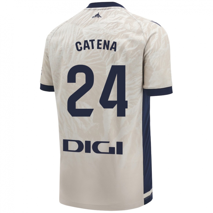 Damen Alejandro Catena #24 Hellgrau Auswärtstrikot Trikot 2024/25 T-Shirt Österreich