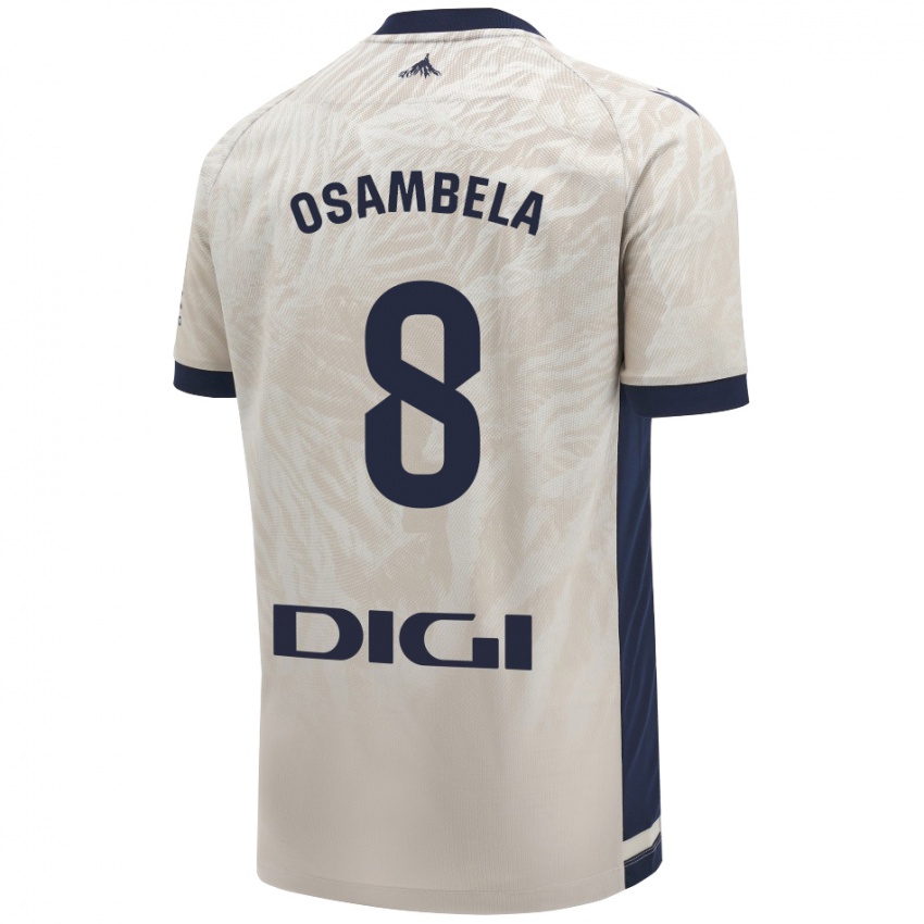 Damen Asier Osambela #8 Hellgrau Auswärtstrikot Trikot 2024/25 T-Shirt Österreich