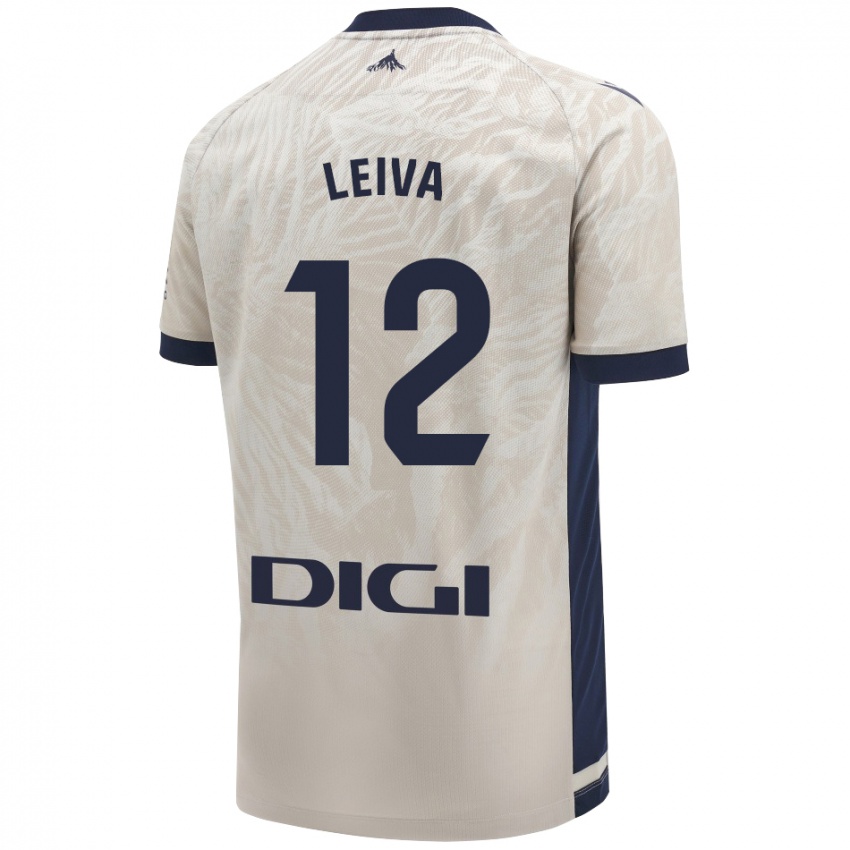 Damen Álvaro Leiva #12 Hellgrau Auswärtstrikot Trikot 2024/25 T-Shirt Österreich