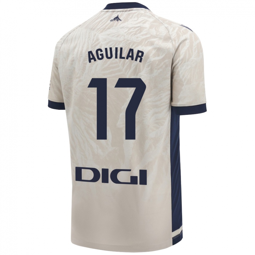 Damen Eneko Aguilar #17 Hellgrau Auswärtstrikot Trikot 2024/25 T-Shirt Österreich