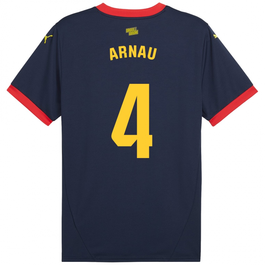 Damen Arnau Martínez #4 Marinerot Auswärtstrikot Trikot 2024/25 T-Shirt Österreich