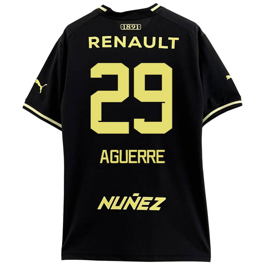 Damen Washington Aguerre #29 Schwarz Gelb Auswärtstrikot Trikot 2024/25 T-Shirt Österreich