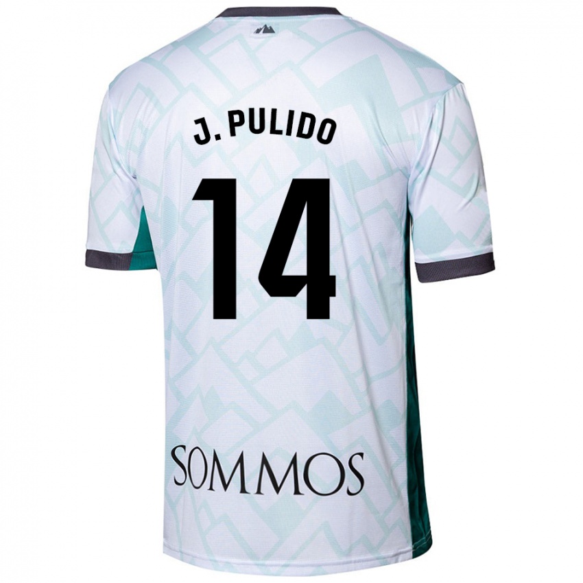 Damen Jorge Pulido #14 Weiß Grün Auswärtstrikot Trikot 2024/25 T-Shirt Österreich