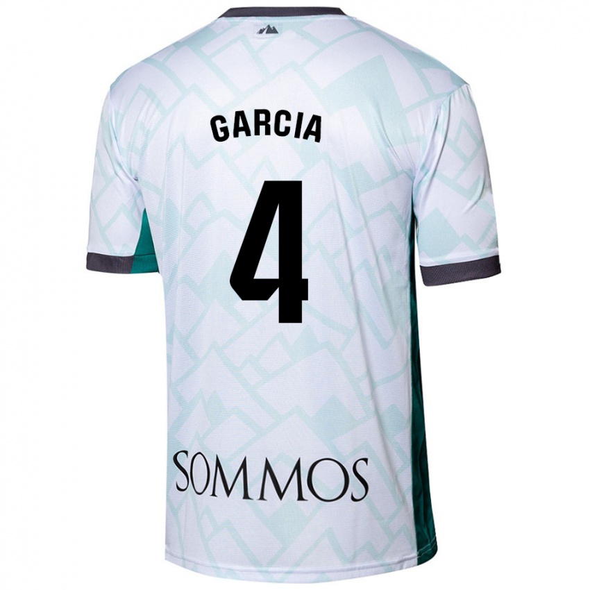 Damen Nacho García #4 Weiß Grün Auswärtstrikot Trikot 2024/25 T-Shirt Österreich