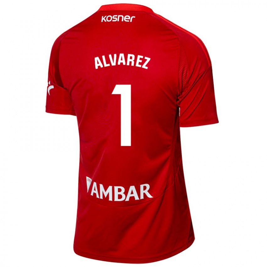 Damen Cristian Álvarez #1 Weiß Blau Auswärtstrikot Trikot 2024/25 T-Shirt Österreich