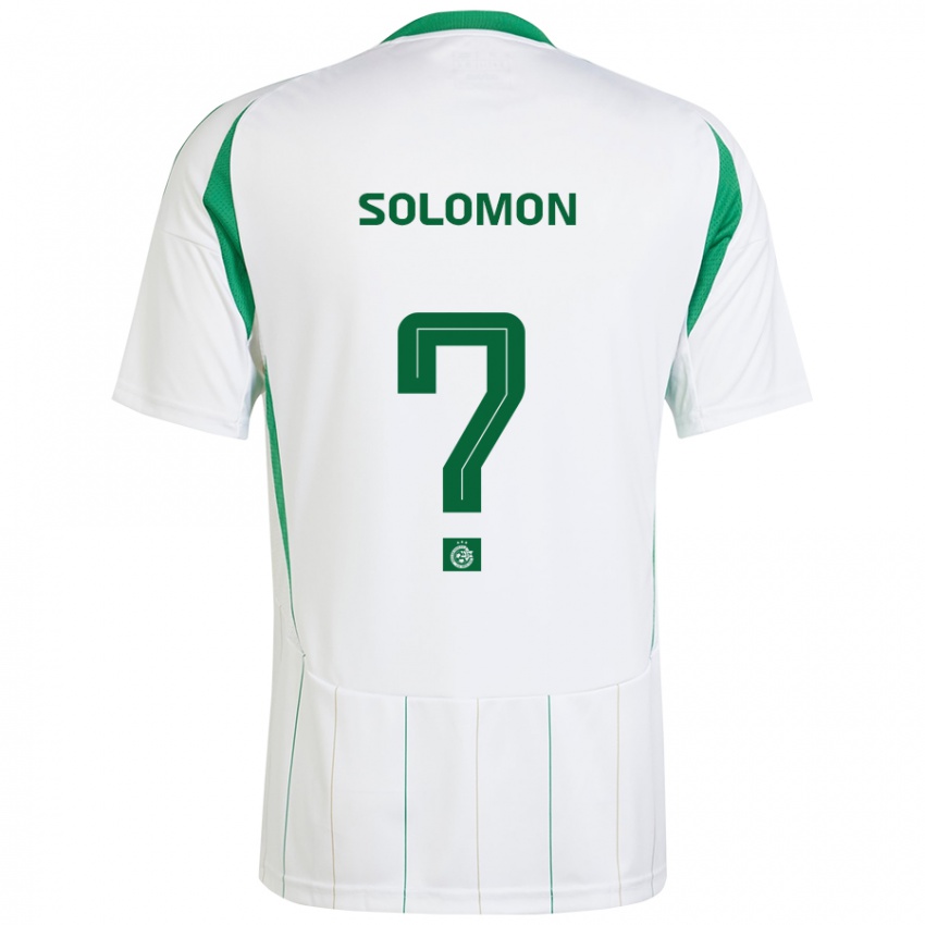 Damen Itay Solomon #0 Weiß Grün Auswärtstrikot Trikot 2024/25 T-Shirt Österreich