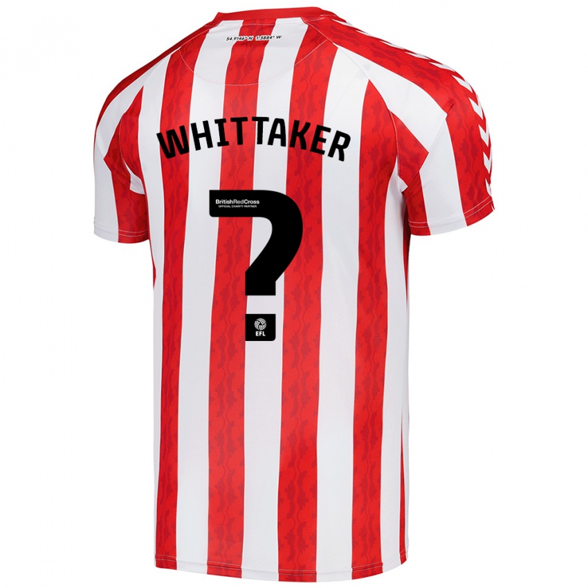 Kinder Jack Whittaker #0 Rot Weiß Heimtrikot Trikot 2024/25 T-Shirt Österreich