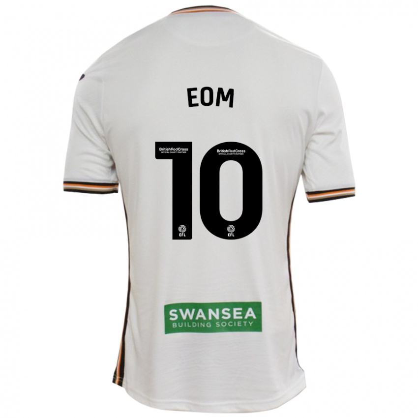 Kinder Ji-Sung Eom #10 Rot Weiß Heimtrikot Trikot 2024/25 T-Shirt Österreich