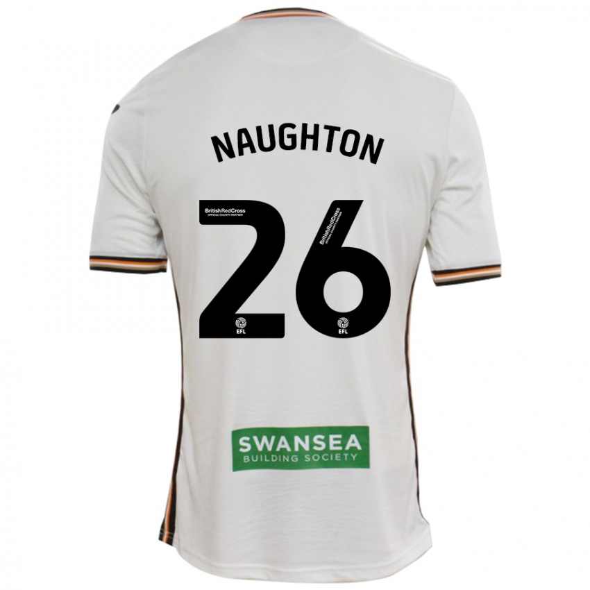 Kinder Kyle Naughton #26 Rot Weiß Heimtrikot Trikot 2024/25 T-Shirt Österreich