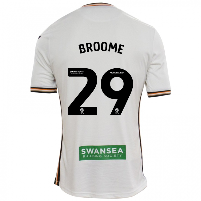 Kinder Nathan Broome #29 Rot Weiß Heimtrikot Trikot 2024/25 T-Shirt Österreich