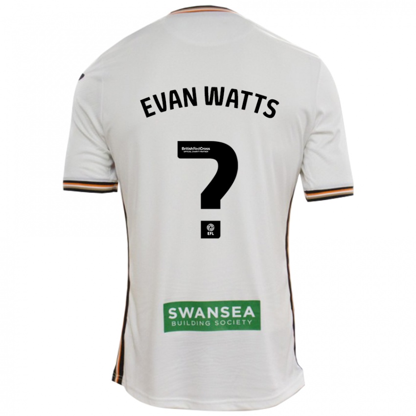 Kinder Evan Watts #0 Rot Weiß Heimtrikot Trikot 2024/25 T-Shirt Österreich