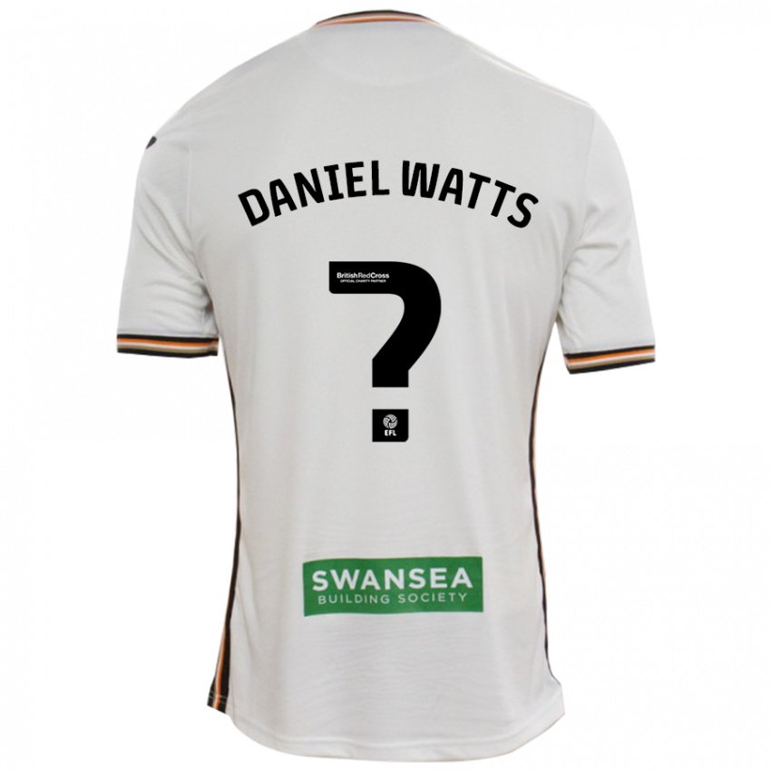 Kinder Daniel Watts #0 Rot Weiß Heimtrikot Trikot 2024/25 T-Shirt Österreich