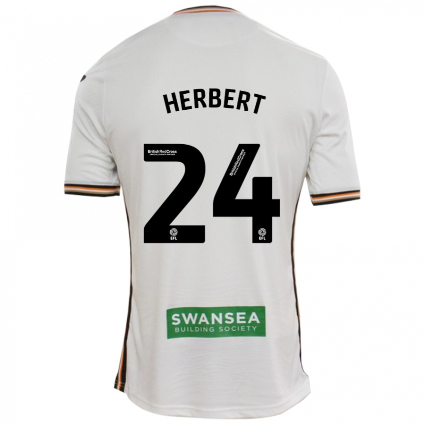 Kinder Chelsea Herbert #24 Rot Weiß Heimtrikot Trikot 2024/25 T-Shirt Österreich