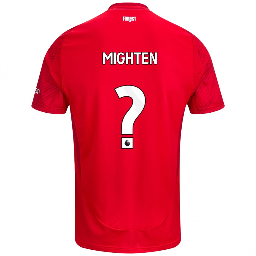 Kinder Alex Mighten #0 Rot Weiß Heimtrikot Trikot 2024/25 T-Shirt Österreich