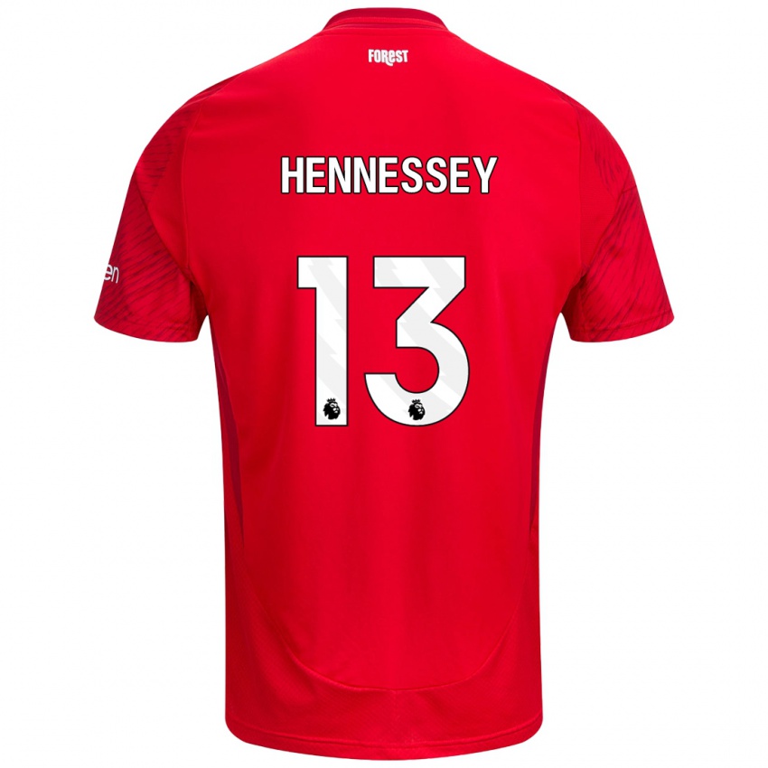 Kinder Wayne Hennessey #13 Rot Weiß Heimtrikot Trikot 2024/25 T-Shirt Österreich