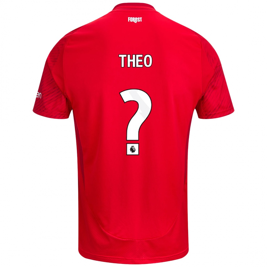 Kinder Theo Robinson #0 Rot Weiß Heimtrikot Trikot 2024/25 T-Shirt Österreich