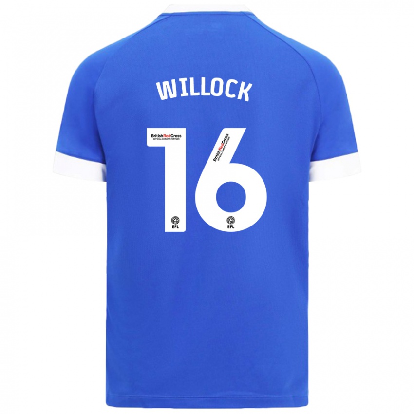 Kinder Chris Willock #16 Himmelblau Heimtrikot Trikot 2024/25 T-Shirt Österreich