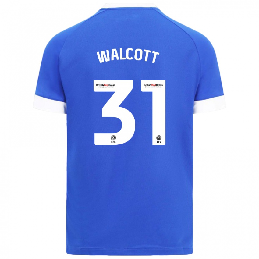 Kinder Malachi Fagan Walcott #31 Himmelblau Heimtrikot Trikot 2024/25 T-Shirt Österreich