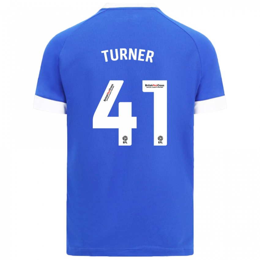 Kinder Matthew Turner #41 Himmelblau Heimtrikot Trikot 2024/25 T-Shirt Österreich