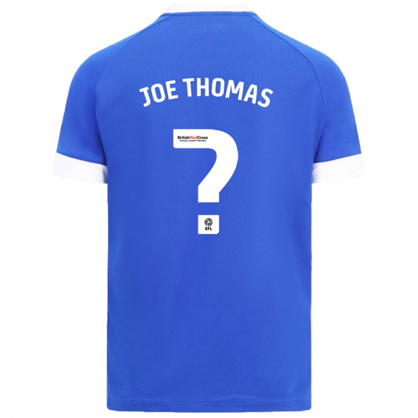 Kinder Joe Thomas #0 Himmelblau Heimtrikot Trikot 2024/25 T-Shirt Österreich