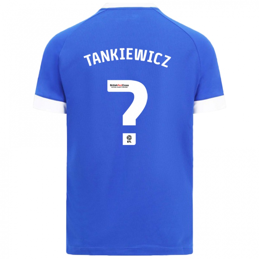 Kinder Rob Tankiewicz #0 Himmelblau Heimtrikot Trikot 2024/25 T-Shirt Österreich