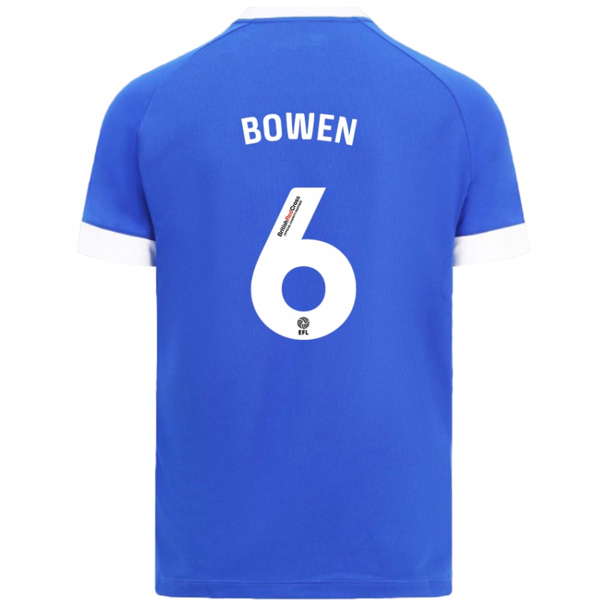 Kinder Megan Bowen #6 Himmelblau Heimtrikot Trikot 2024/25 T-Shirt Österreich