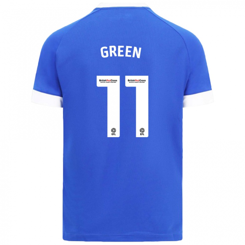 Kinder Danielle Green #11 Himmelblau Heimtrikot Trikot 2024/25 T-Shirt Österreich