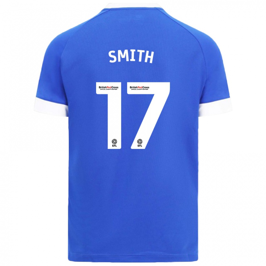 Kinder Hollie Smith #17 Himmelblau Heimtrikot Trikot 2024/25 T-Shirt Österreich