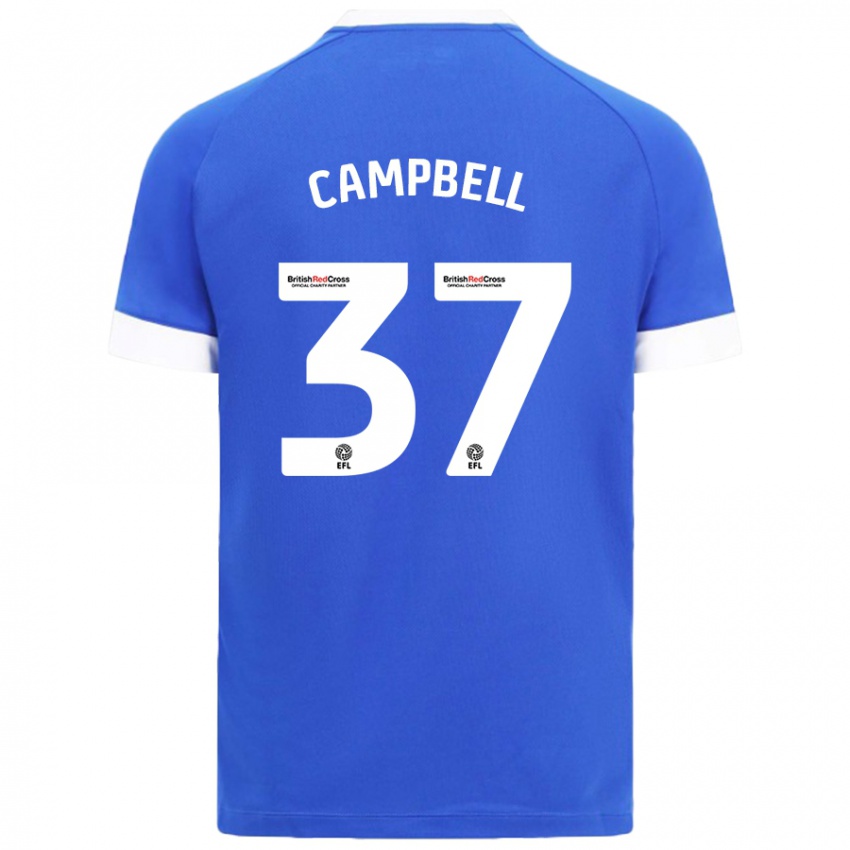 Kinder Vontae Daley-Campbell #37 Himmelblau Heimtrikot Trikot 2024/25 T-Shirt Österreich