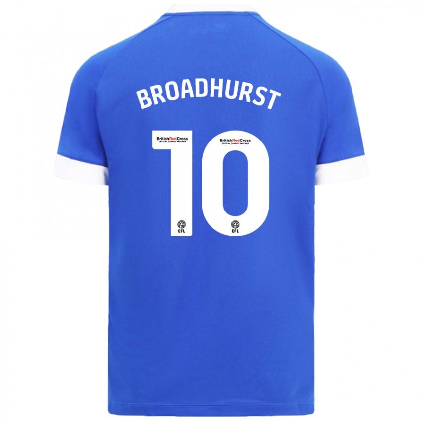 Kinder Danielle Broadhurst #10 Himmelblau Heimtrikot Trikot 2024/25 T-Shirt Österreich