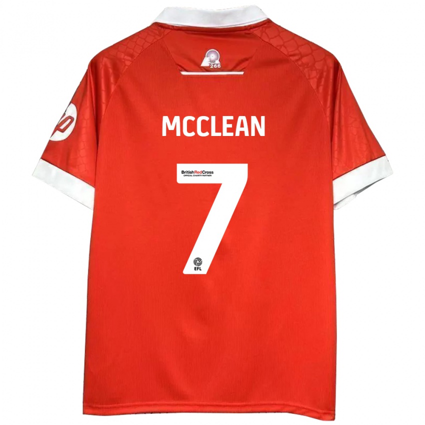 Kinder James Mcclean #7 Rot Weiß Heimtrikot Trikot 2024/25 T-Shirt Österreich