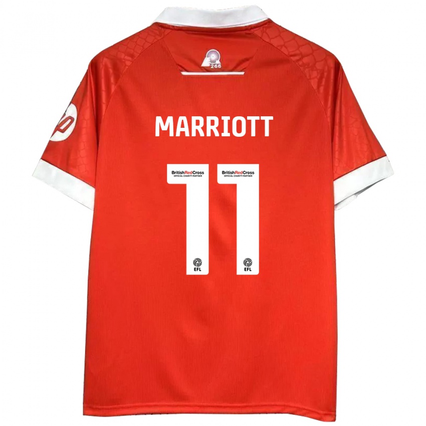 Kinder Jack Marriott #11 Rot Weiß Heimtrikot Trikot 2024/25 T-Shirt Österreich