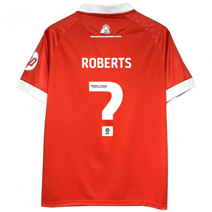 Kinder Hari Roberts #0 Rot Weiß Heimtrikot Trikot 2024/25 T-Shirt Österreich