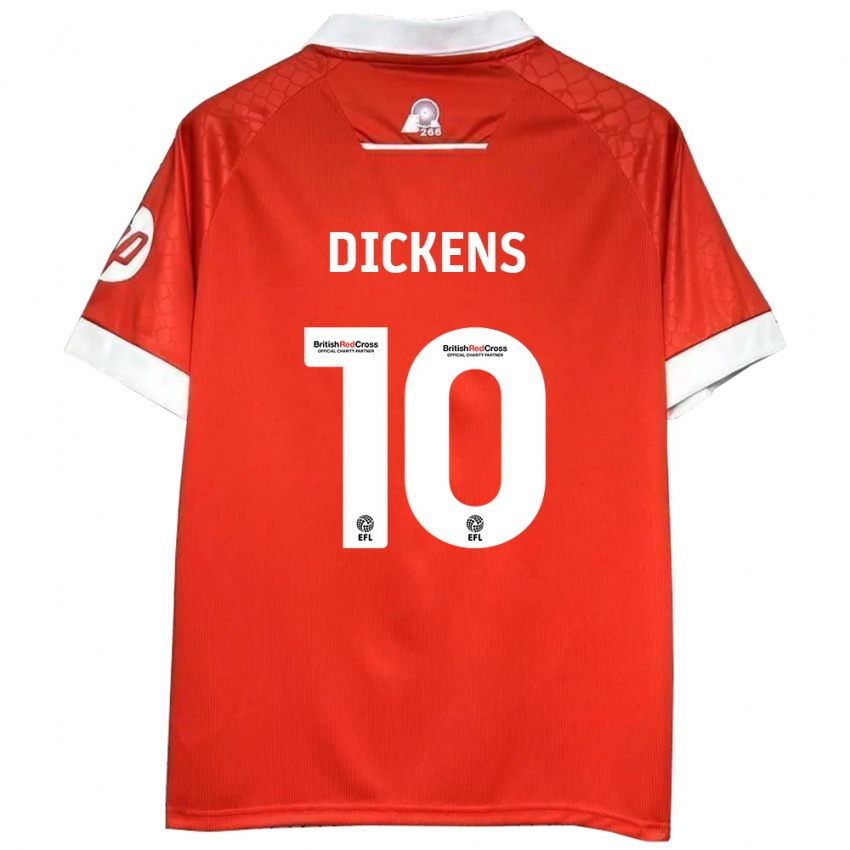 Kinder Tj Dickens #10 Rot Weiß Heimtrikot Trikot 2024/25 T-Shirt Österreich