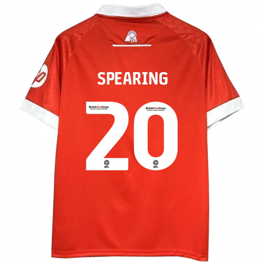 Kinder Natasha Spearing #20 Rot Weiß Heimtrikot Trikot 2024/25 T-Shirt Österreich