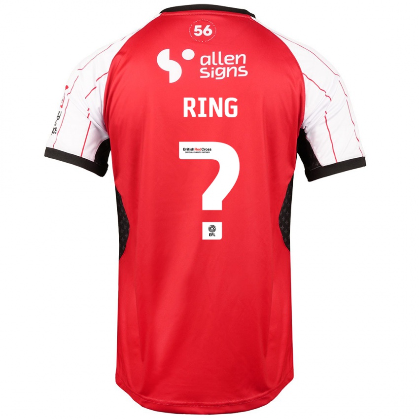 Kinder Erik Ring #0 Weiß Heimtrikot Trikot 2024/25 T-Shirt Österreich