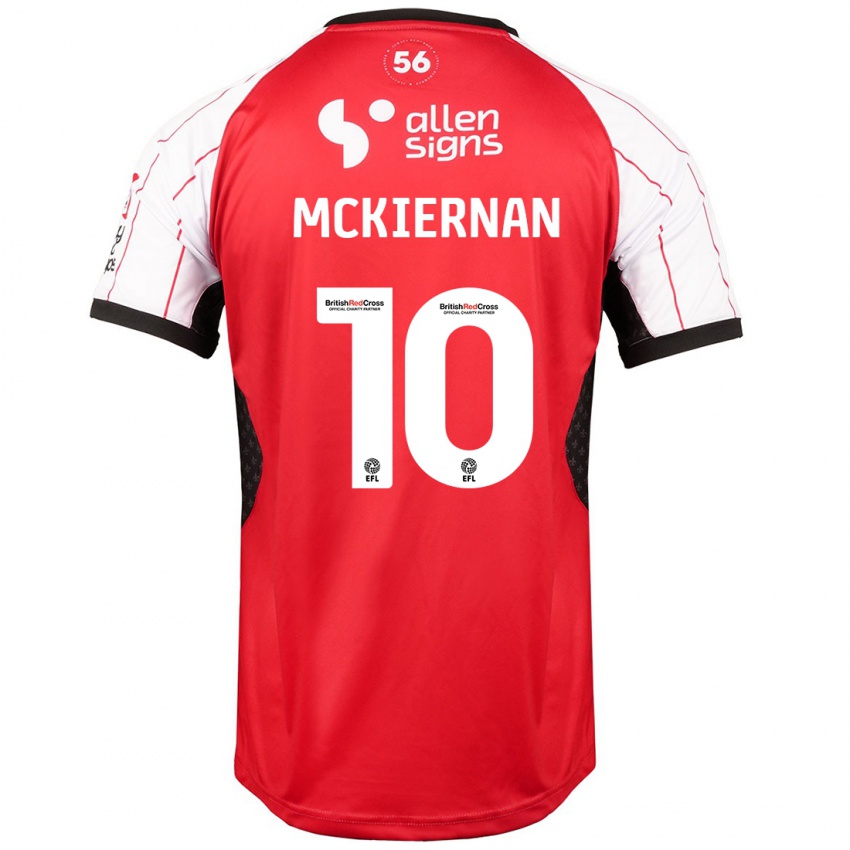 Kinder Jj Mckiernan #10 Weiß Heimtrikot Trikot 2024/25 T-Shirt Österreich